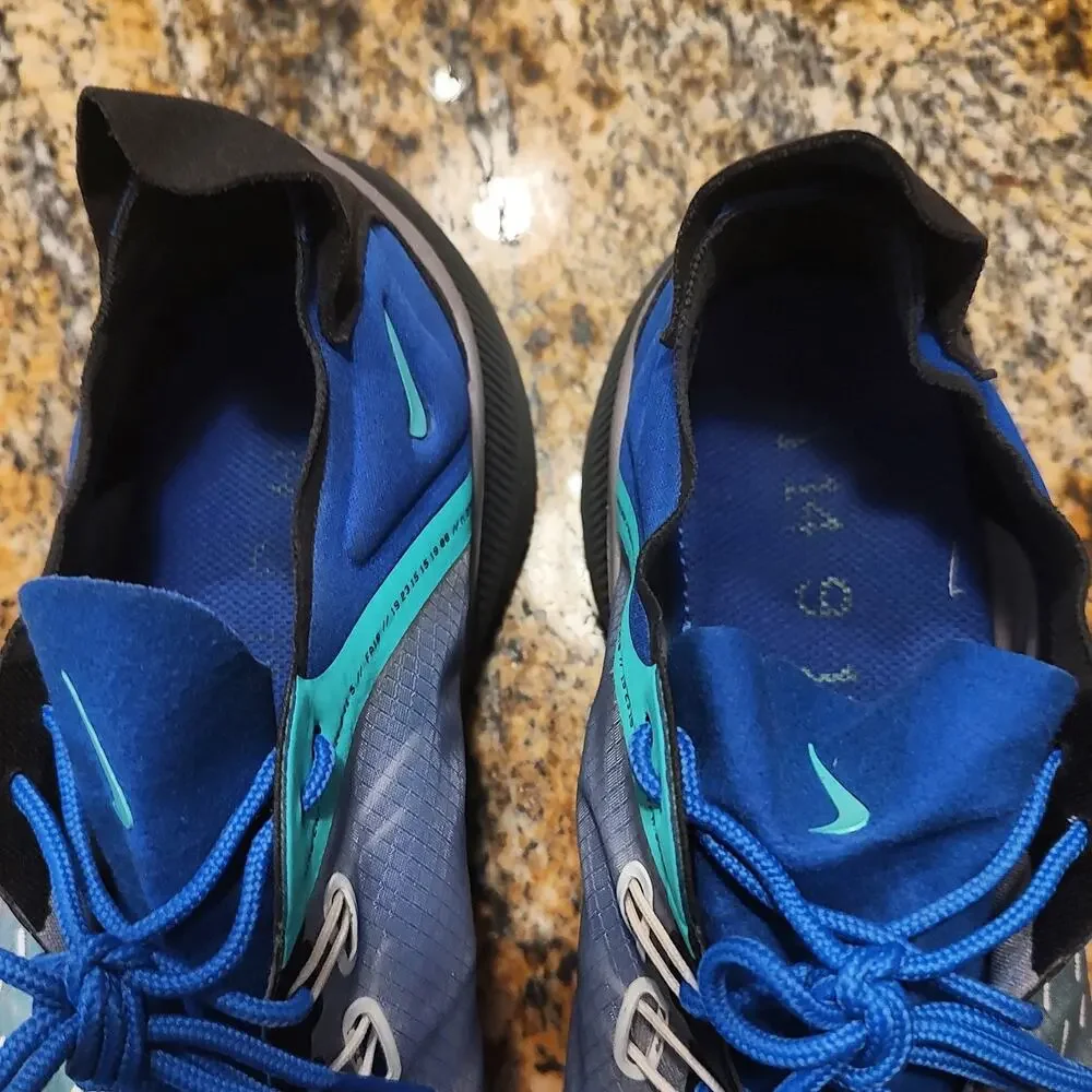 Rare Nike EXP-X14 Sneakers Blue Size 8.5 ID A01554-005 Black Soles 2018